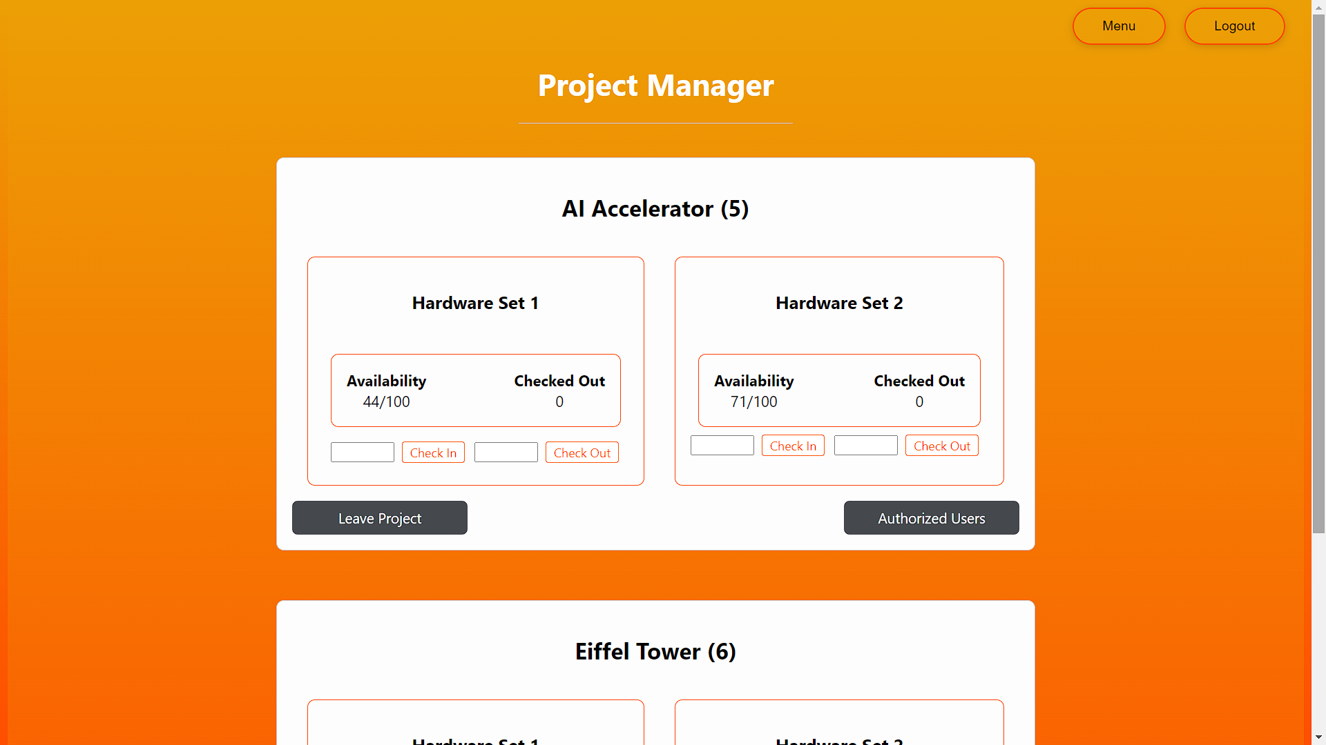 H-Suite Main Page